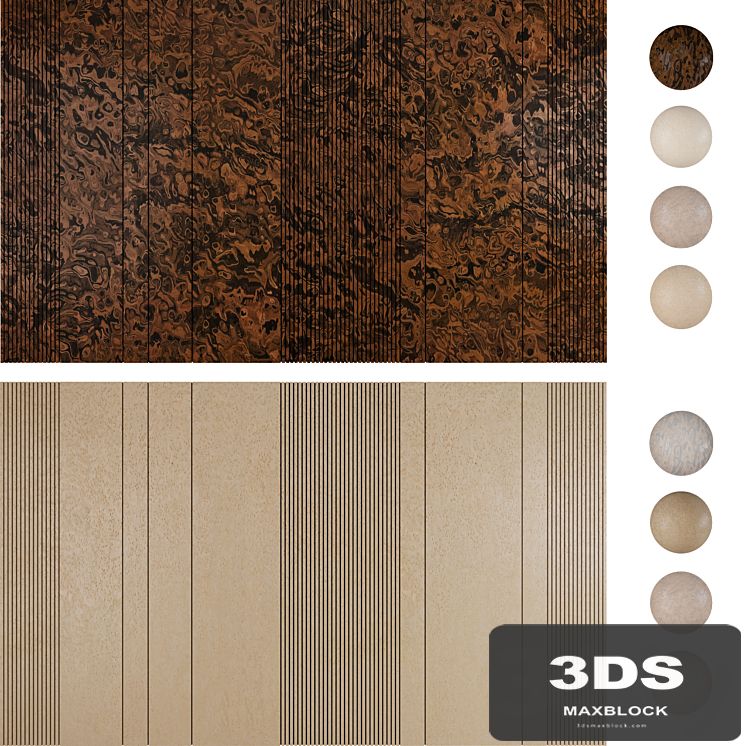 Wood panel set 2