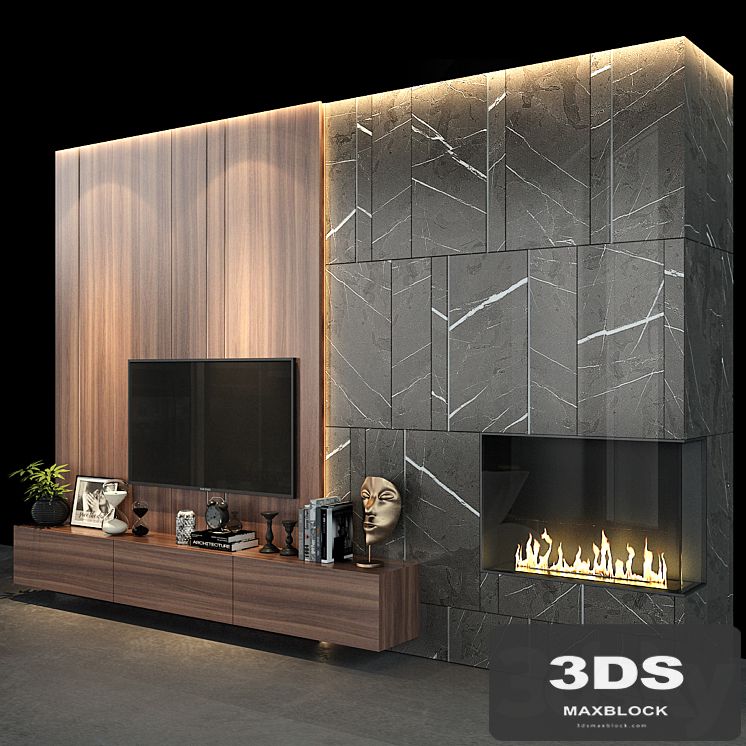 TV wall set 61