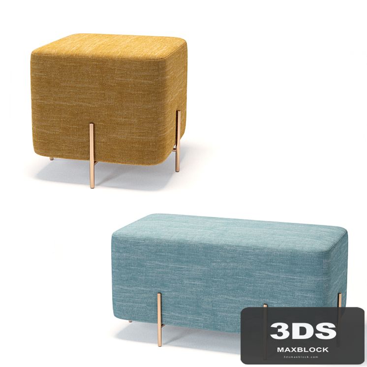 Padded stool and bench Sancal ELEPHANT