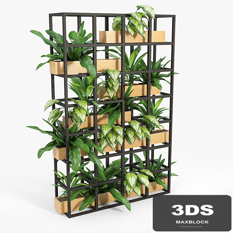 metal shelving in the interior 2