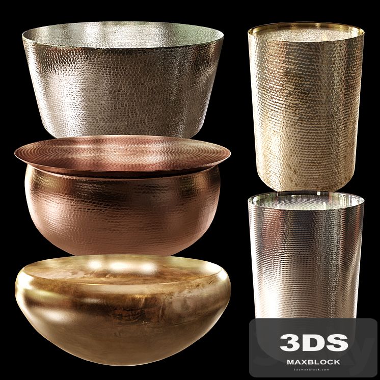 Hammered coffe table