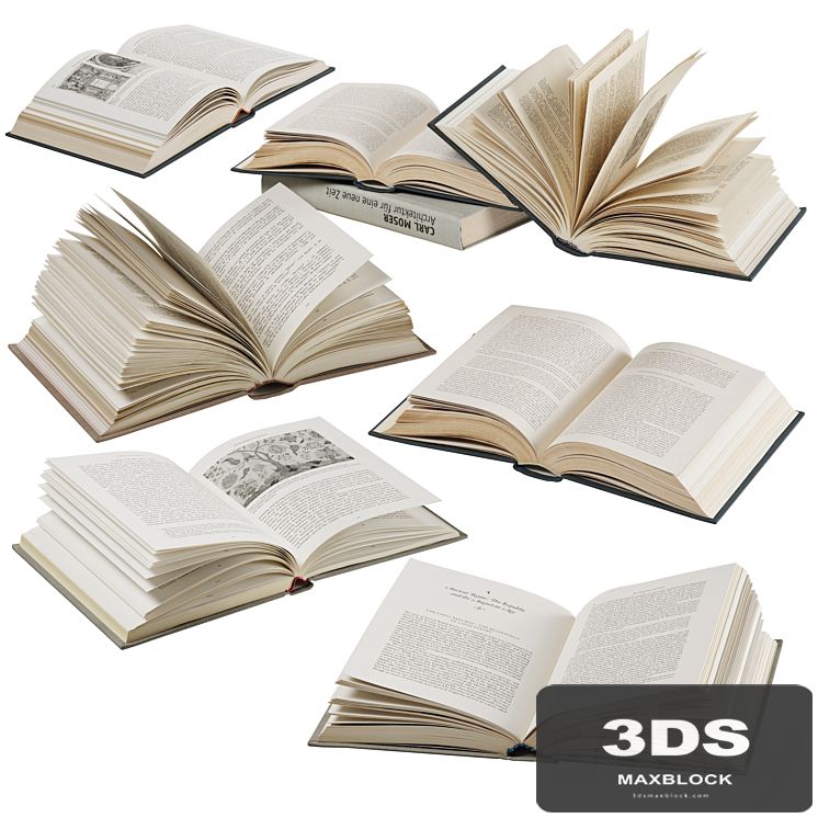 opened books collection