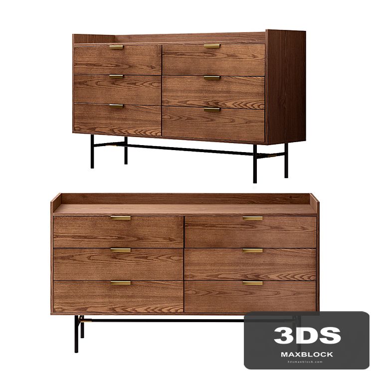 Chest of 6 drawers La Redoute Botello