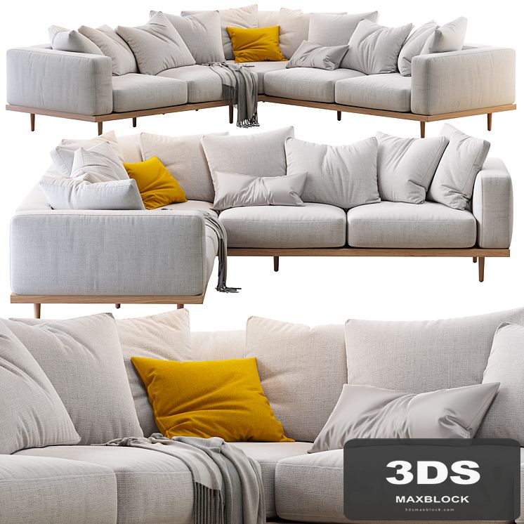 Newport 3-Piece L-Shaped Sectional