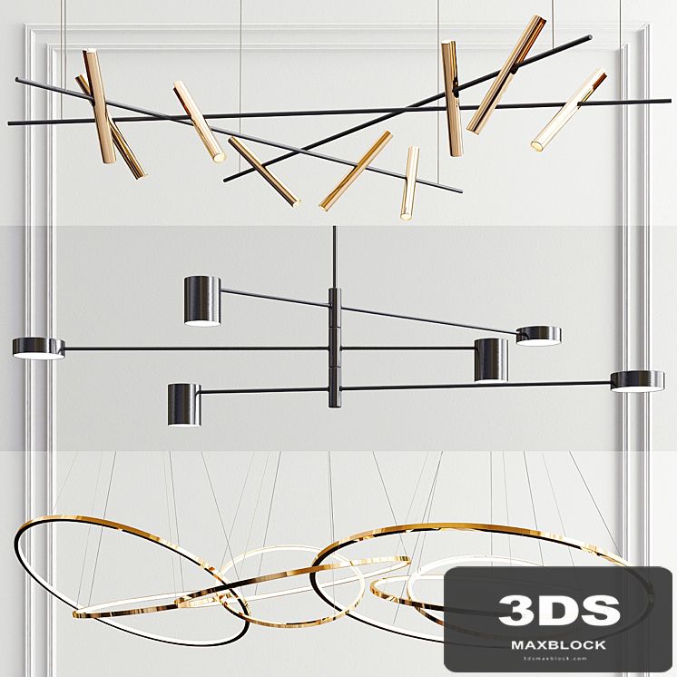 Esprit Ambient Ring Chandelier - 3 type