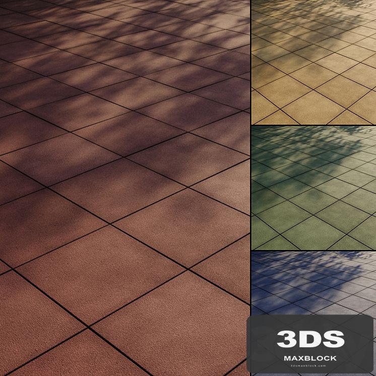 Rubber tile Type 1
