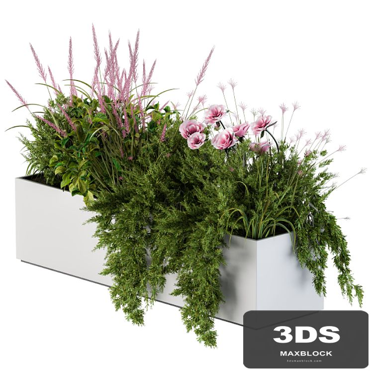 Planter Box For Windows Pink Flower