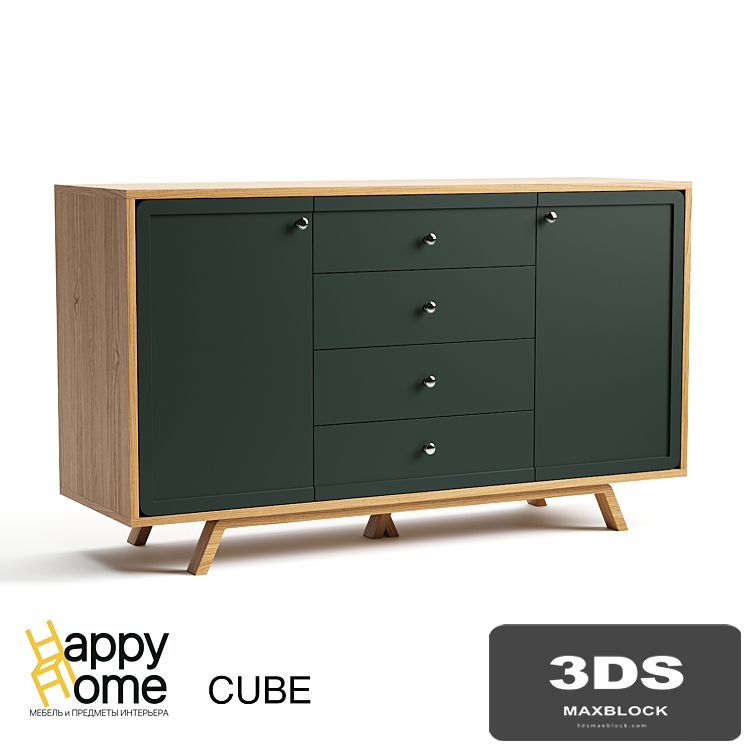 Large chest of drawers CUBE