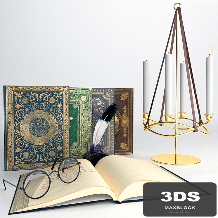 Writers decorative set