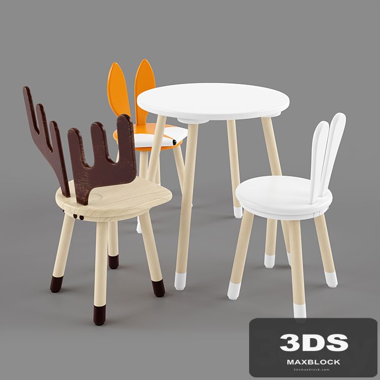 Сhildren's chairs and table