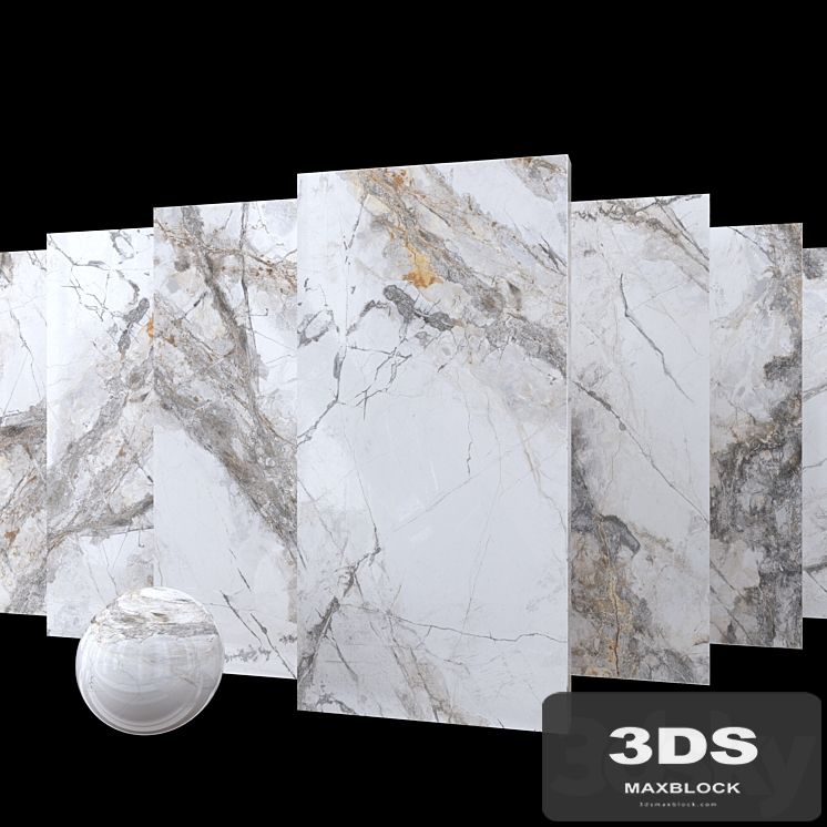 Marble Set Invisible Marble Gray