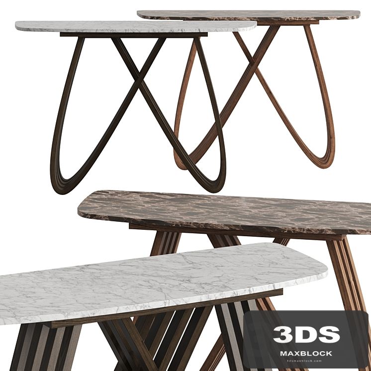 Tonin Casa Arpa Console Tables