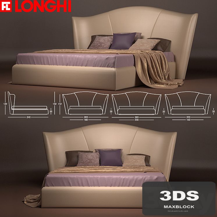 Bed Heron Longhi