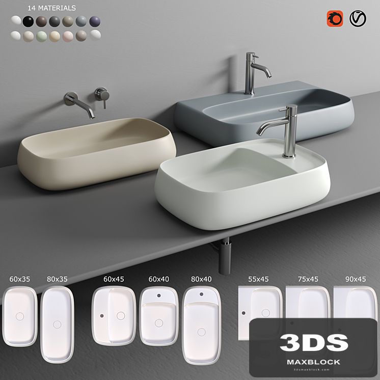 Alice Ceramica NUR Washbasin