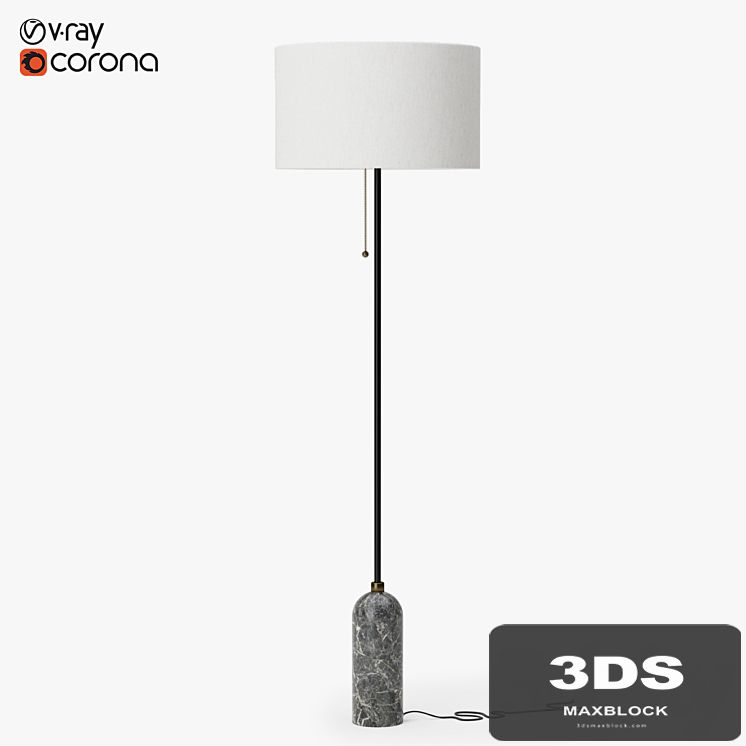 Gubi gravity floor lamp