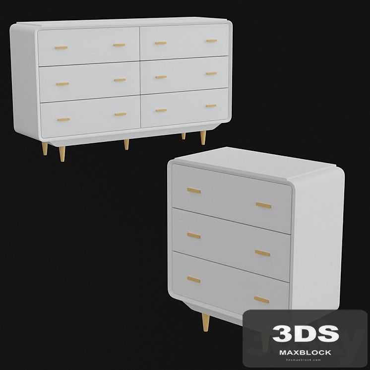Chest of drawers jimi white LA REDOUTE INTERIEURS