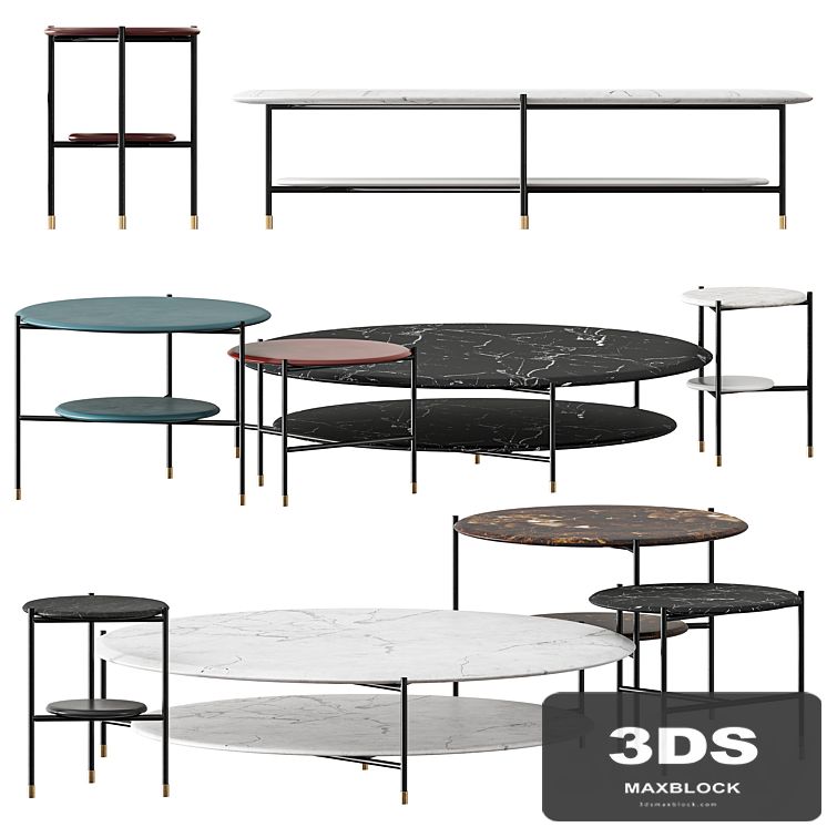 Meridiani ADRIAN Round coffee table