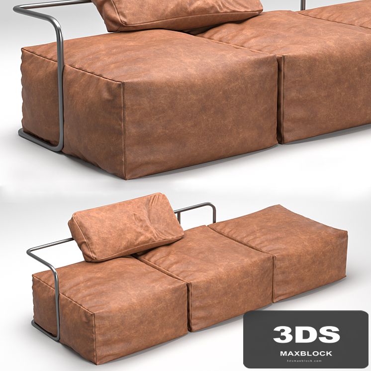 Daybed leather sofa