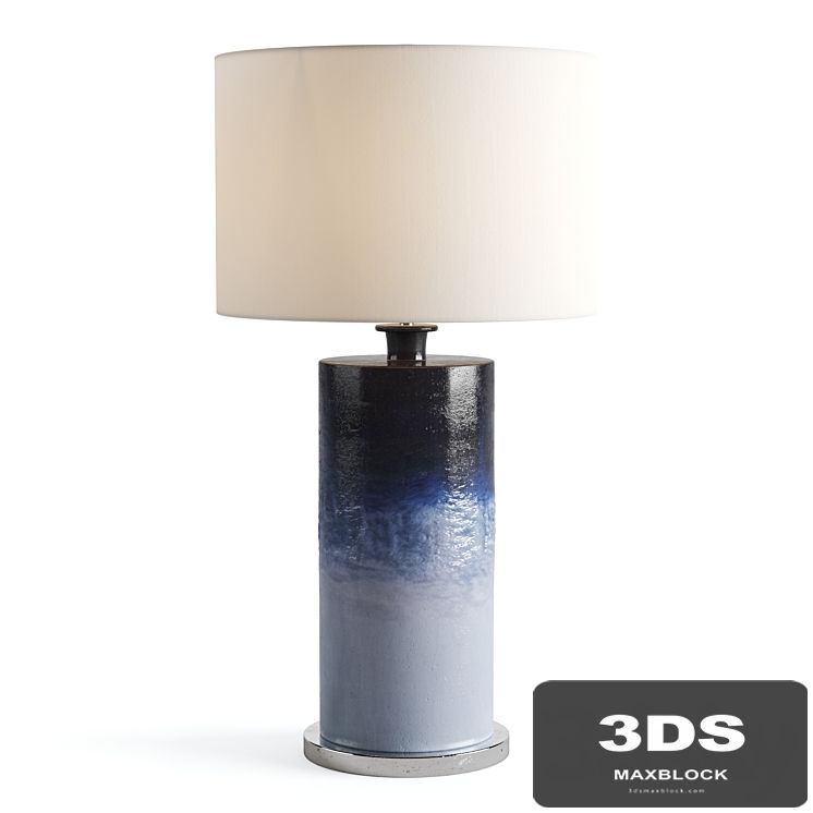 John Richard Deep-sea Indigo Table Lamp