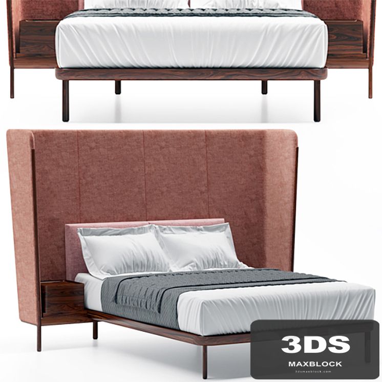 Tall Dubois Bed With Bedside Tables for De La Espeda