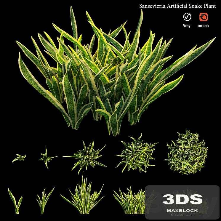 Sansevieria artificial snake plant
