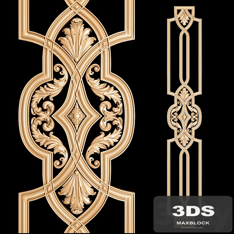 Classic style carved decor