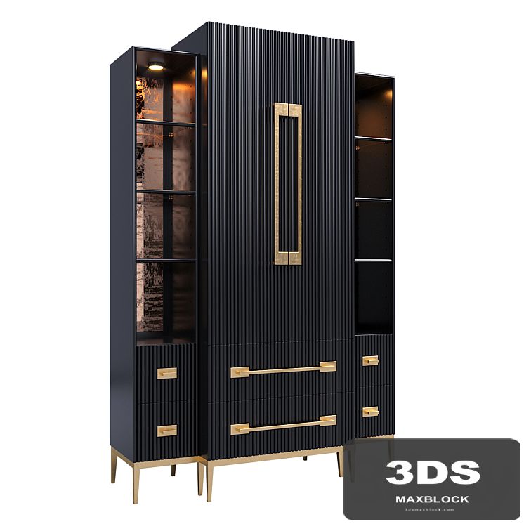 Showcase Black Satin