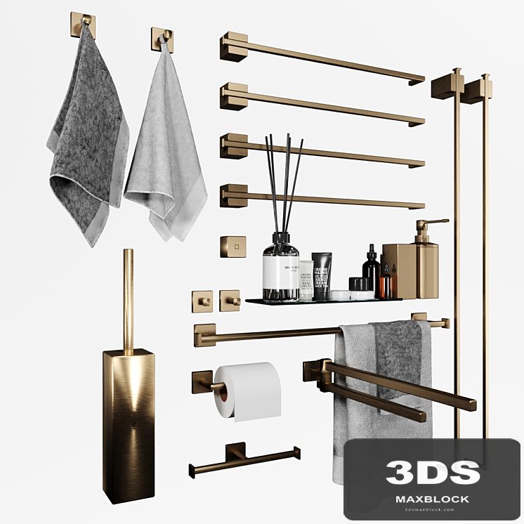 bathrooom accessories copper