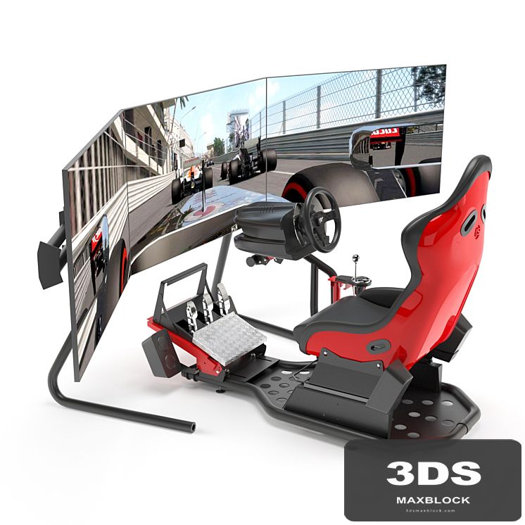 Racing game simulator