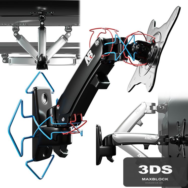Bracket NB F120 + TV rigged