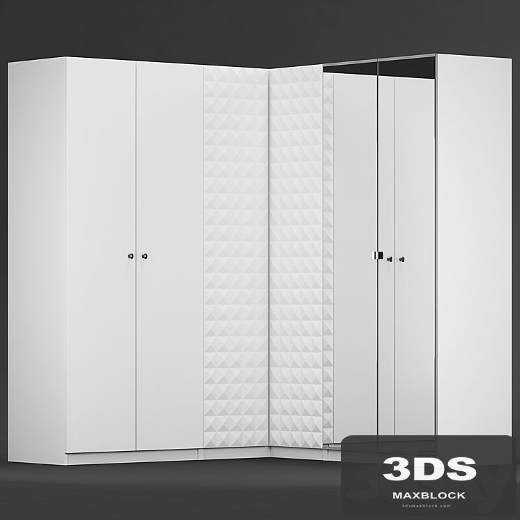 Ikea PAX corner wardrope B
