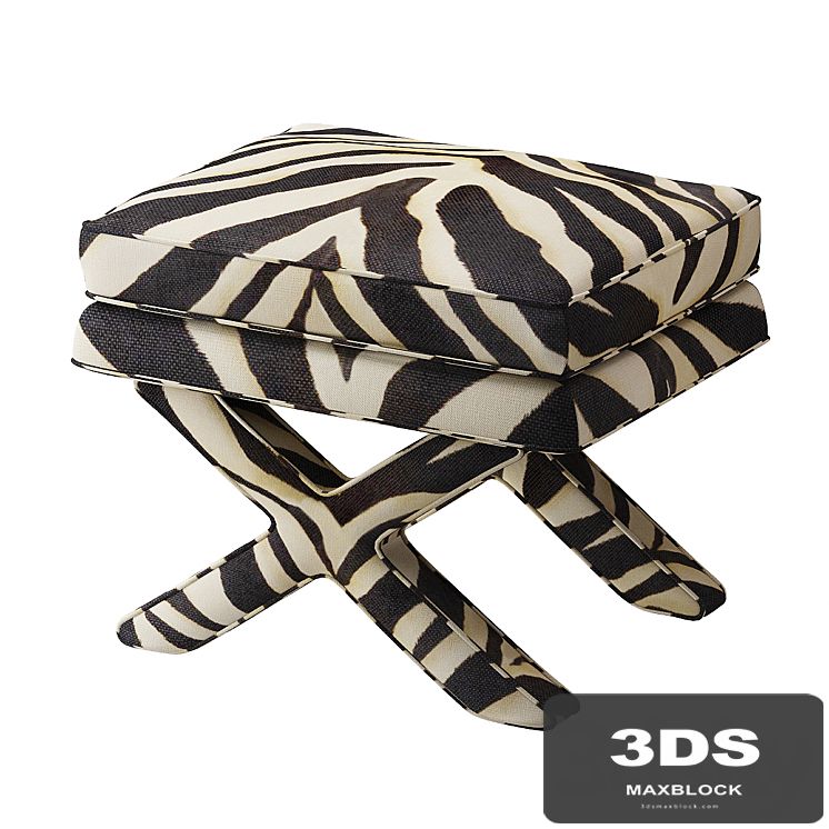Eichholtz Cordoba Ottoman Zebra