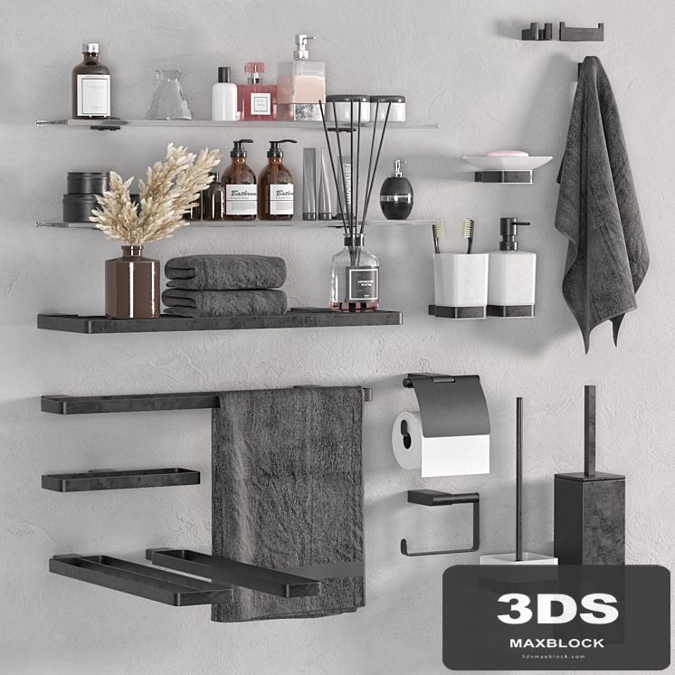 NERO bathroom accessories by Bemeta