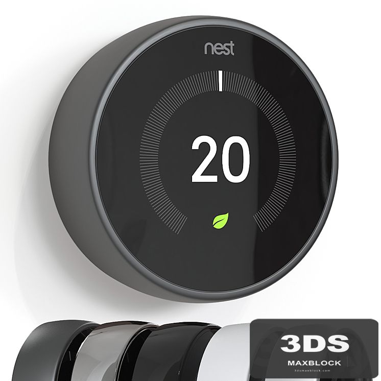 Thermostat Nest Learning Thermostat. (5 materials)