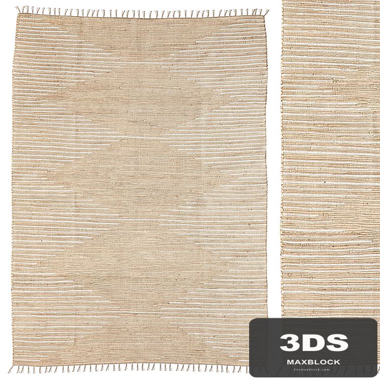 Carpet Urban Outfitters Connected Stripe Rag Rug