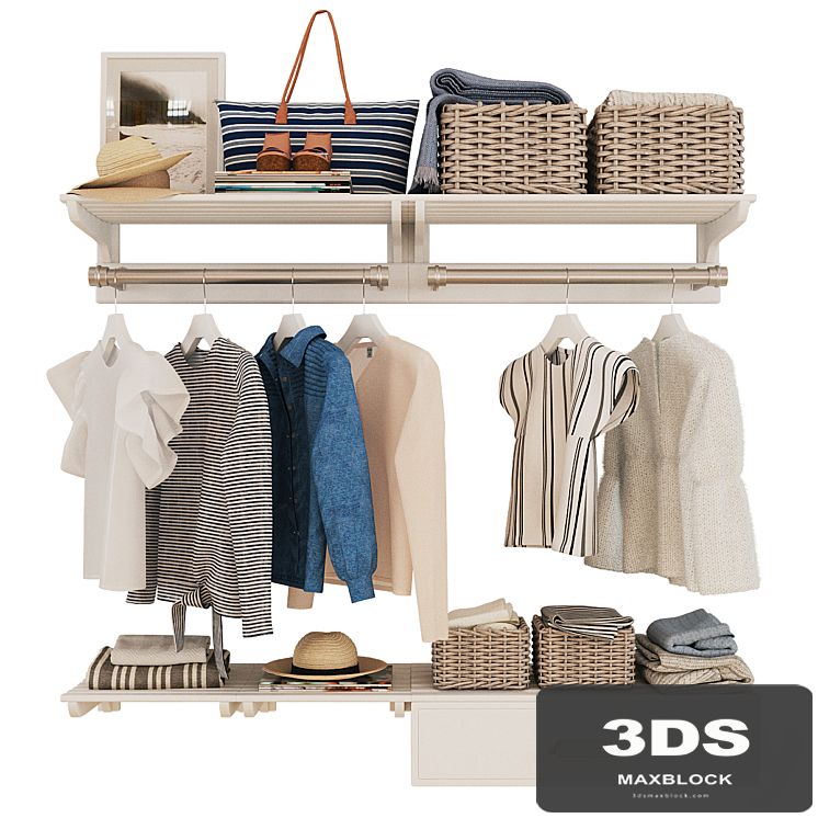 Pottery Barn | Declan Closet Accessories - White