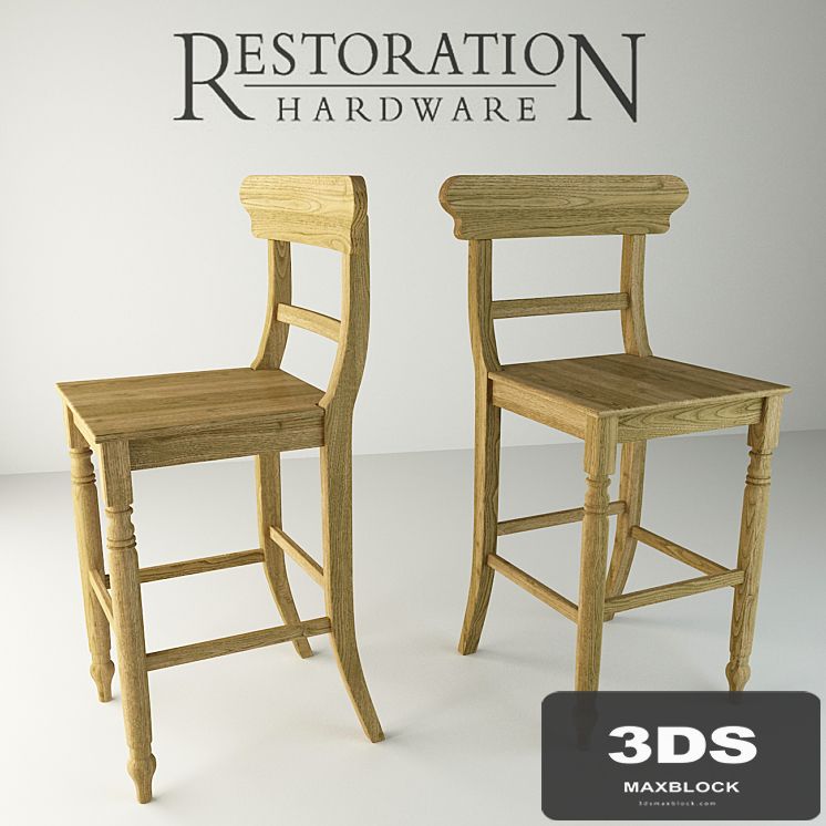 Barstool 19TH C.SCHOOLHOUSE