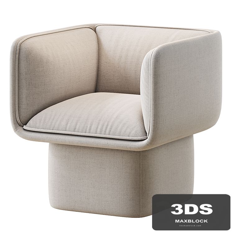 BLOCK ARMCHAIR by Missana