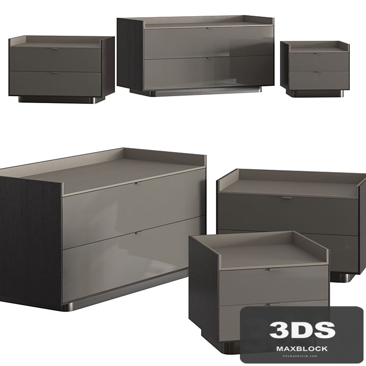 Minotti Darren Night Storage Units