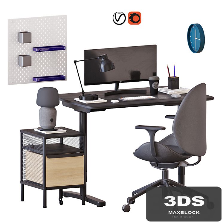 IKEA BEKANT working desk 1