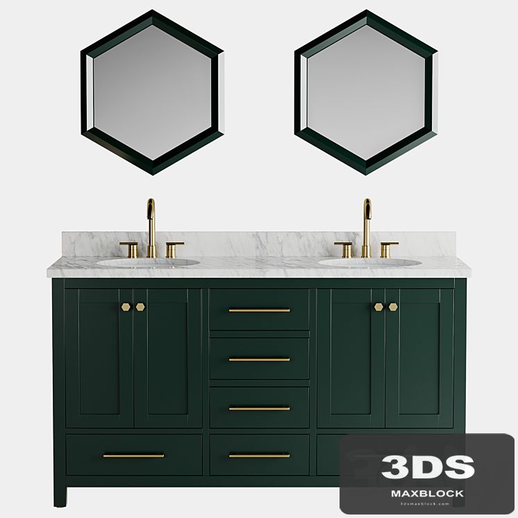Radke Mahogany Vanity