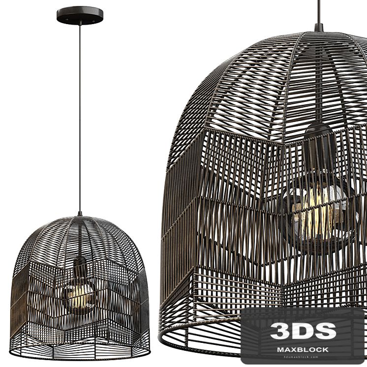 RATTAN PENDANT 01