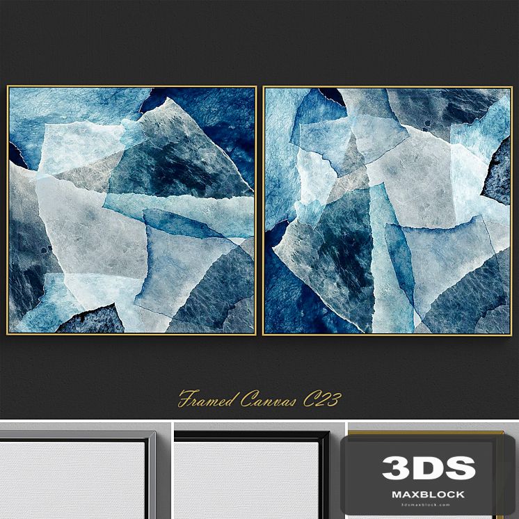 Framed Canvas C-23