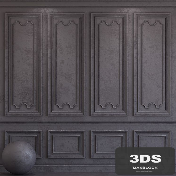 Decorative plaster with molding 35