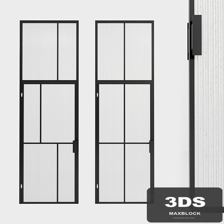 Glass partition. Door. 92