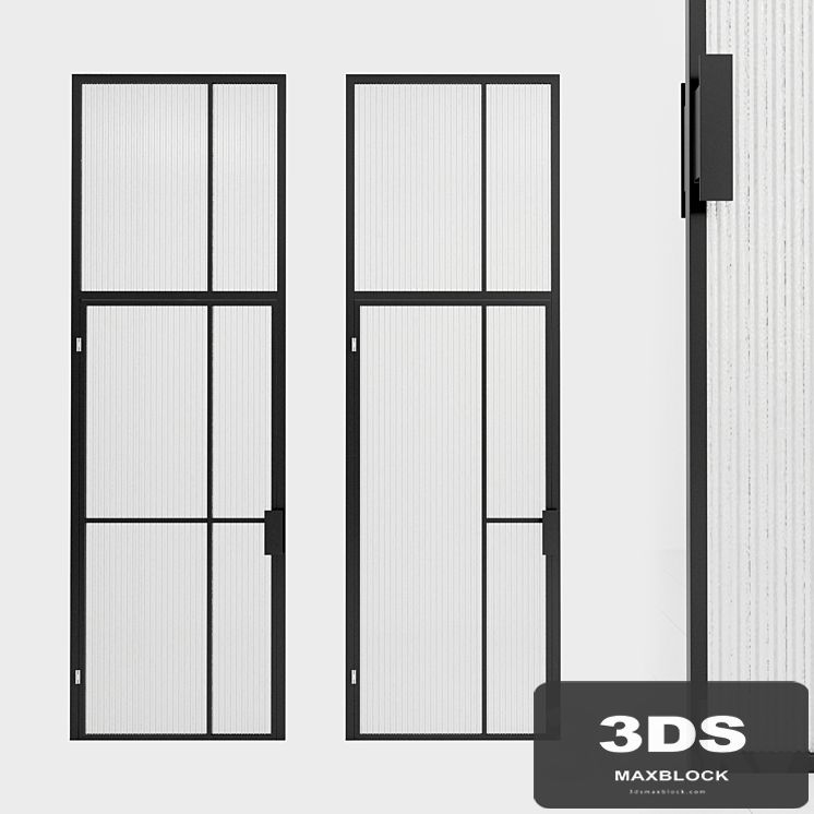 Glass partition. Door. 93