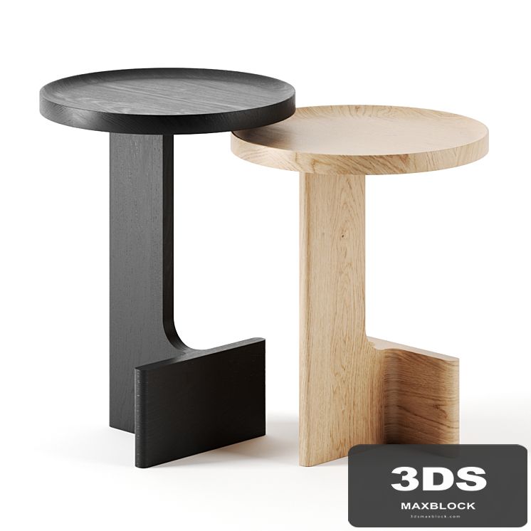 beam side table by Ariake