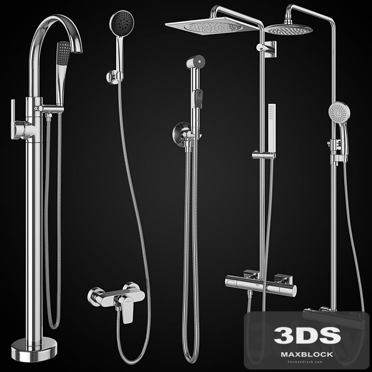Shower systems and hygiene showers Ravak | GROHE | Villeroy & Boch | set 92