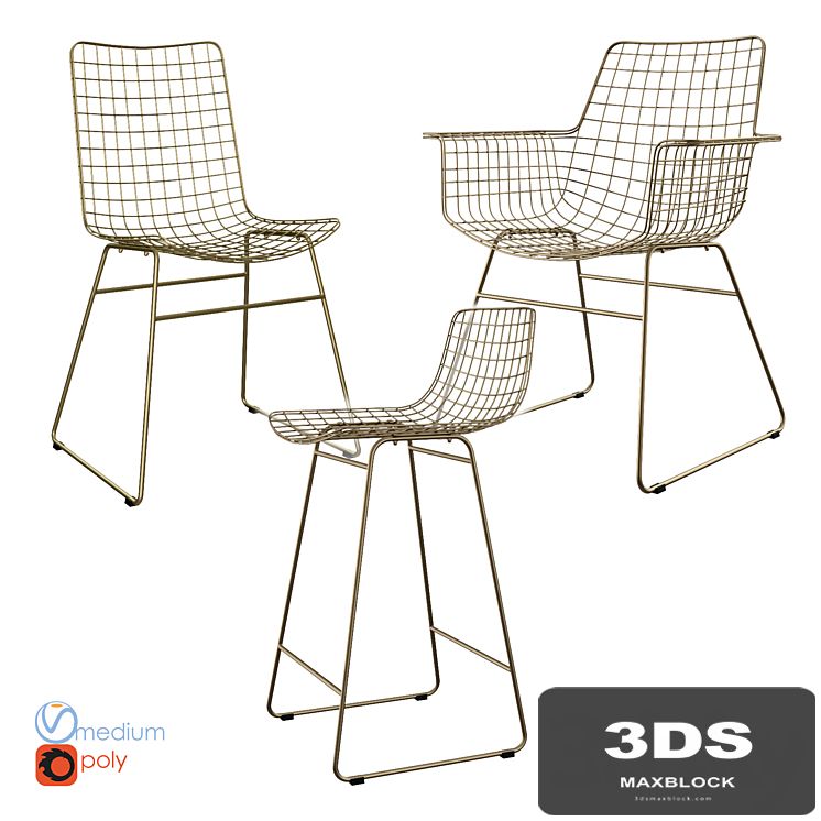 metal chair
