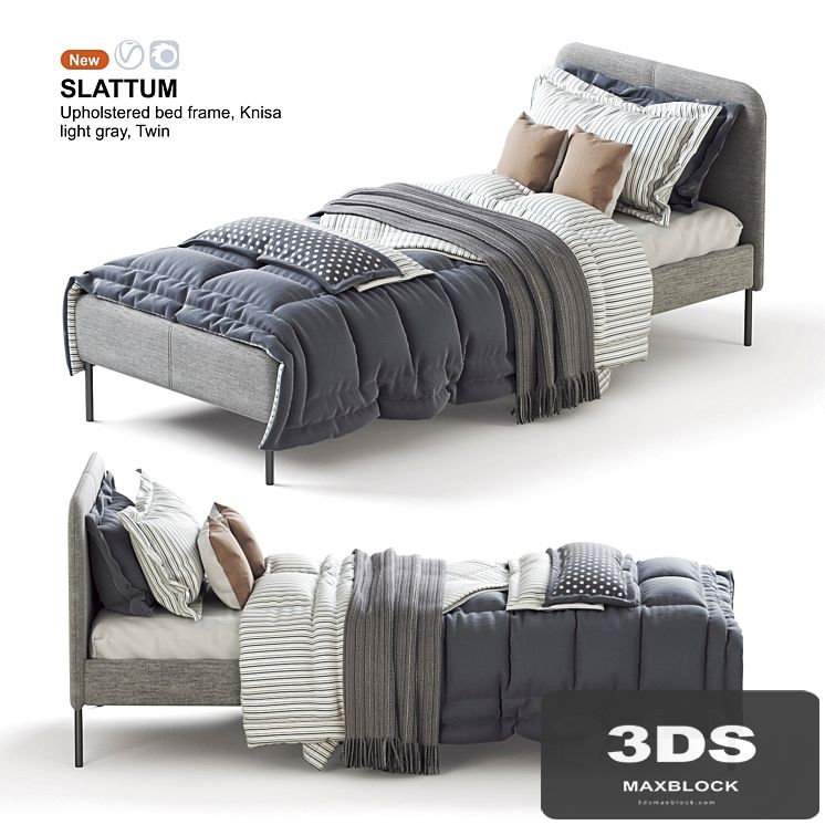 IKEA SLATTUM twin bed